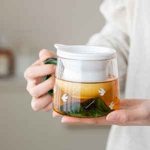 玻璃杯茶杯陶瓷过滤内胆茶水分离杯个人专用杯子泡茶杯水杯办公杯