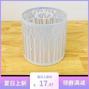 简约餐厅吊灯灯罩外壳镂空铁艺壁灯台灯壁灯卧室过道灯具配件