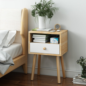 床头柜现代简约卧室小桌子床边简易收纳柜置物架家用小型储物柜子