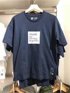 gapx durex杜蕾斯联名男女情侣装纯棉t恤661376 2020秋季新款短袖