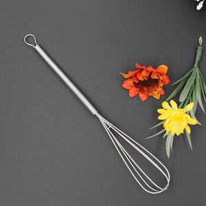 全金属迷你手动器鸡蛋染膏搅拌器美发颜料搅拌工具染发金属搅棒