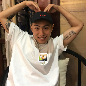 c-block功夫胖 刘聪key.l同款槟榔妹sup hiphop说唱短袖纯棉男女t