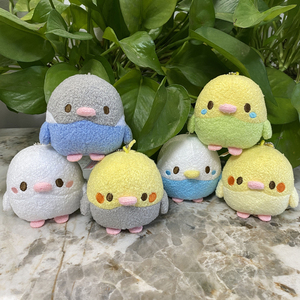 黄色玄凤鹦鹉玩偶小鹦鹉公仔仿真动物毛绒玩具模型解压礼物礼品