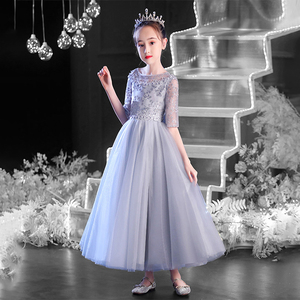 Mapping香港轻奢童装高端礼服公主裙女童洋气主持人钢琴演出服