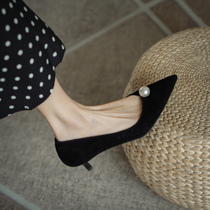 5公分尖头高跟鞋