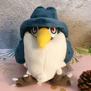 日本神奇宝贝pokemon fit乌鸦头头毛绒公仔玩偶精灵宝可梦模型