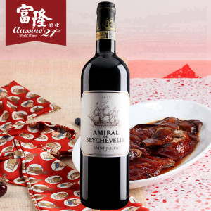 龙船将军红葡萄酒 amiral de beychevelle 2014广东卓美酒业558