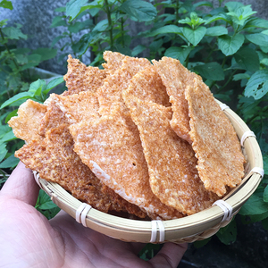 安徽六安大别山特产农家手工土灶锅巴500g柴火铁锅大米非油炸锅巴