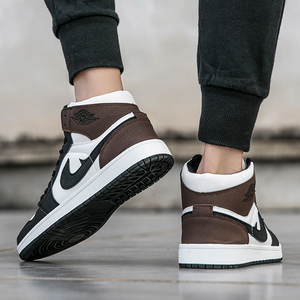 回力aj361空军一号摩卡女鞋高帮烟灰香芋情侣粉紫男女板鞋休闲运