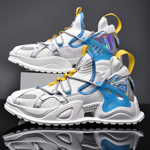 国产运动鞋男白色秋季透气减震超轻田径跑步鞋耐磨软底莆田系跑鞋