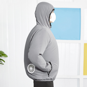 风扇衣服防晒服降温空调服制冷防晒衫高温防暑工作服充电速干风衣