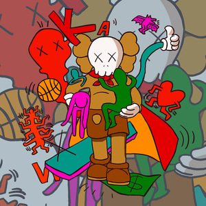 原创卫衣男芝麻街联名小众设计感潮牌情侣假两件上衣宽松高街外套