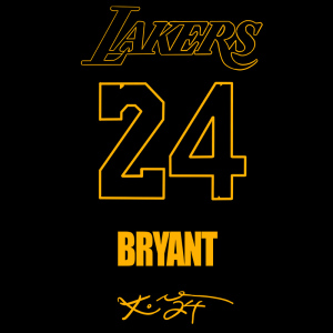 nba湖人队科比24号联名纪念卫衣男圆领大码宽松小众oversise上衣