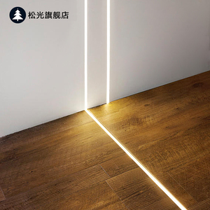 地埋灯嵌入式线条灯可踩地脚线灯铝槽灯商场地下车库灯光灯槽灯条