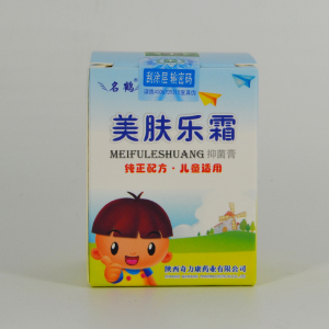 陕西奇力康名鹤美肤乐霜抑菌膏12g/盒蚊虫叮咬清痒婴幼儿童用乳膏