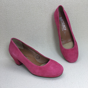 000人付款淘宝mephisto马飞仕图女鞋单鞋春秋软垫粗跟休闲舒服全皮软