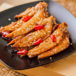 【158任选7件顺丰包邮】香辣鸡翅尖即食熟食四川特产麻辣熟食卤味
