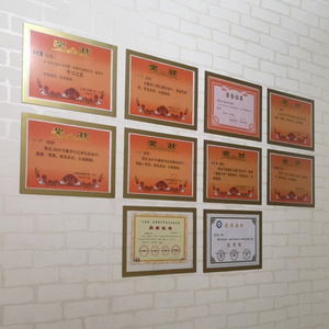 奖状收纳挂墙展示磁性照片荣誉学生装裱贴挂墙贴框相免打孔家庭用