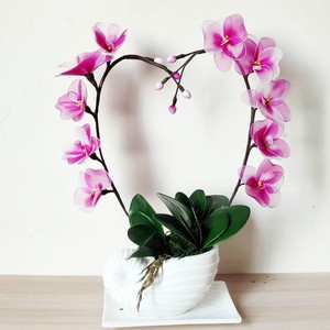 丝网丝袜花蝴蝶兰花材料包diy手工制作新手学习材料套餐促销 包邮