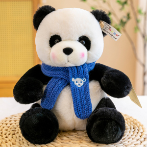 可爱熊猫公仔玩偶毛绒玩具国宝仿真大小熊猫布娃娃女孩生日礼物男