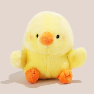 可爱黄色小鸡公仔玩偶布娃娃安抚呆萌日本ins动物毛绒玩具鸭抱枕