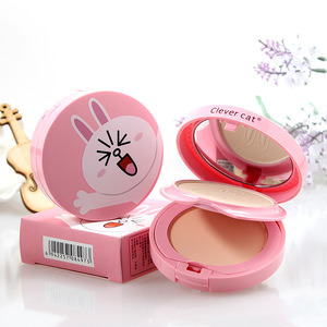 儿童粉饼定妆粉干湿两用幼儿园舞蹈彩妆表演超白粉膏 粉饼二合一