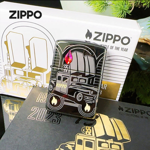 正版zippo防风煤油打火机 c23年度双打小汽车75周年限量男士收藏