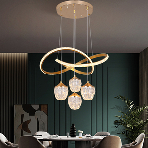 餐厅灯吊灯四头led