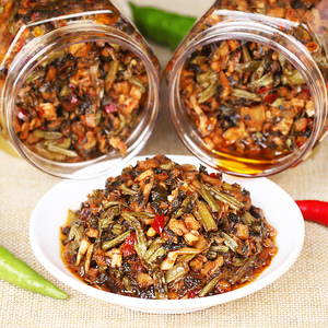 801人付款天猫2瓶湖南特产湘西外婆菜下饭菜开胃菜香