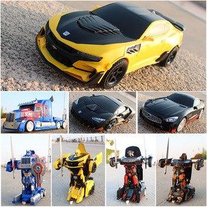 新奇达全美变形金刚擎天柱大黄蜂遥控车汽车机器人模型玩具车包邮