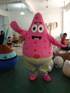 000人付款淘宝海绵宝宝人偶服装小黄卡通成人穿cos派大星行走活动发