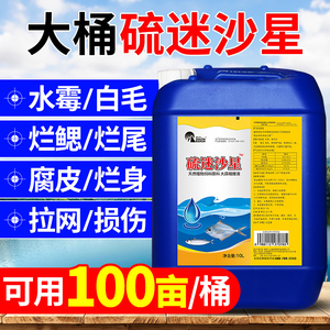 硫醚沙星水产养殖鱼水霉净白毛溃烂腐皮烂身灵烂尾药水霉速清克星