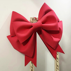 38女神节拍照道具网红超大蝴蝶结挂件三八妇女女王装饰布置背景墙