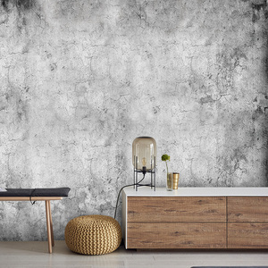 3d复古怀旧工业风深灰色仿水泥墙纸拍照背景墙布餐厅网咖酒吧壁纸