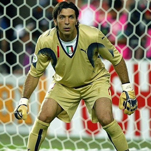 2006世界杯意大利门将服守门员复古球衣1号 布冯经典龙门足球服