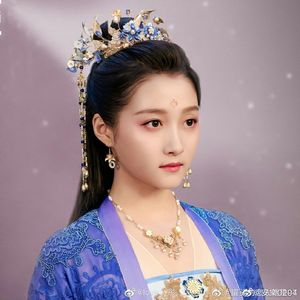 【陌上花】我就是这般女子班婳关晓彤同款头饰l发冠长流苏发饰cos