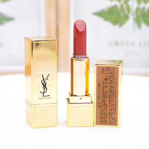 新品 ysl圣罗兰纯口红#1966方管红棕 1.3g中小样复古不挑皮