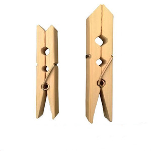 竹夹子晾衣夹家用固定木夹子晾衣服防风晒被厨房食品封口夹小夹子