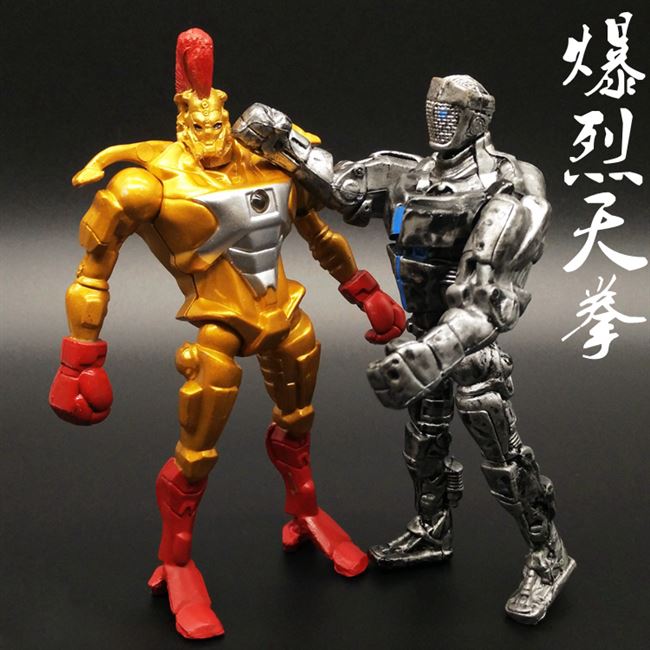 铁甲钢拳手办亚当金霸王偷袭者 环太平洋2机器人可动人偶玩具模型