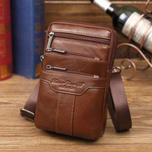 男士多功能钱包手机包真皮牛