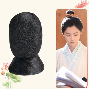应天古代书生假发包男女小生道士发髻女扮男装汉服古装丸子头丫鬟