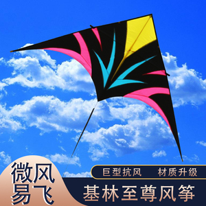 潍坊基林风筝3平至尊伞布碳杆微风易飞大型大特大高档大人专用