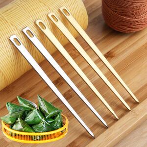 粽针传统端午节包粽子针大号做粽子的针家用钢针包粽子手工免穿针