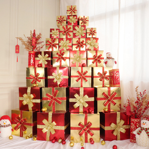 端午节装饰礼品盒商场开业活动布置店铺橱窗美陈堆头礼物空盒子