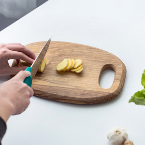 日式椭圆形实木切菜砧板厨房家用抗菌防霉水果砧板整木剁肉案板