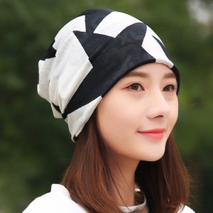 夏季包头帽女薄款透气化疗帽子女光头不透纯棉头巾帽防风大码帽潮