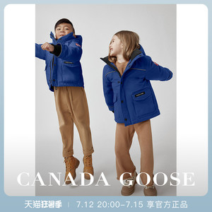 canada goose/加拿大鹅 lynx 儿童派克大衣 4595k 大鹅儿童羽绒服