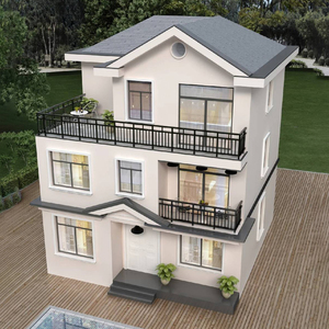 现代别墅设计图纸三层楼房建筑新农村自建房设计图施工效果图全