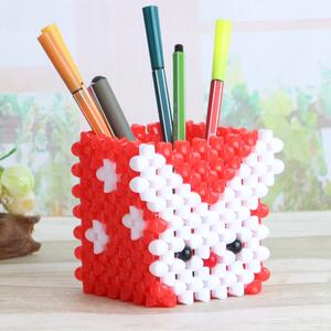 diy手工串珠子笔筒