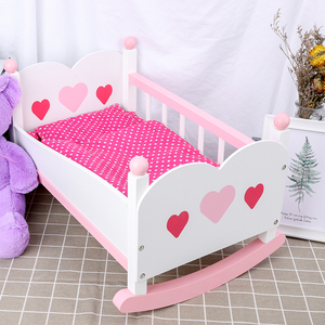 娃娃床仿真宝宝娃娃家幼儿园区域角婴儿床玩具小床儿童女孩过家家